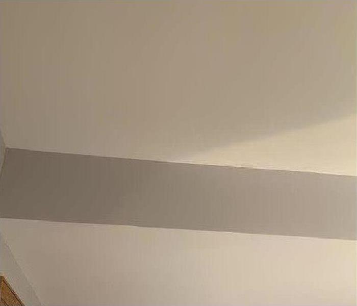repaired ceiling after issue