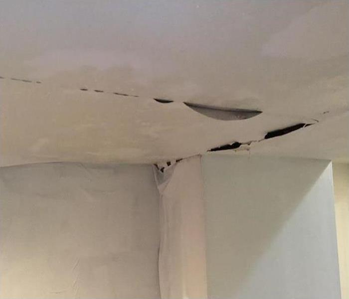 water caused damage to ceiling