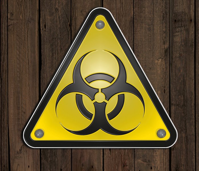 biohazard waste caution symbol 