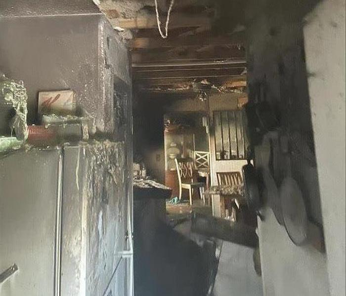 Fire damage in Central Tallahassee